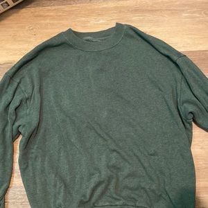 Green Crewneck Sweatshirt from American Eagle Size: Small